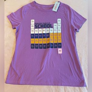 Cat & Jack Girls Periodic Table Shirts